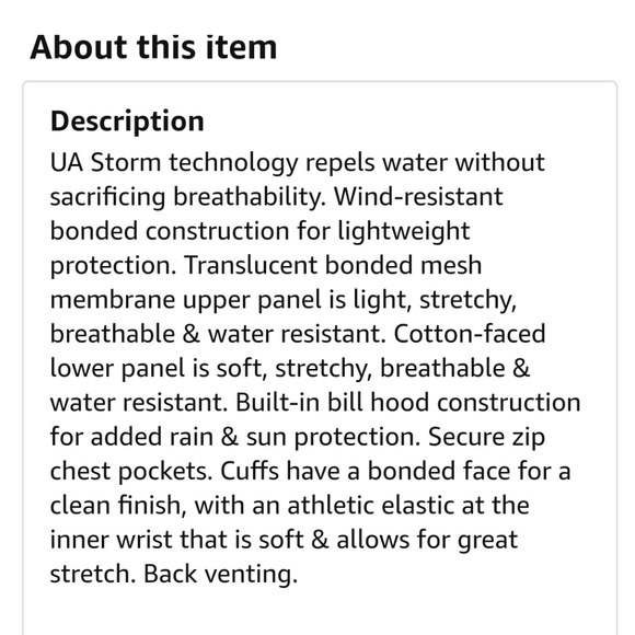 Under armour performance full zip jacket - Picture 7 of 7